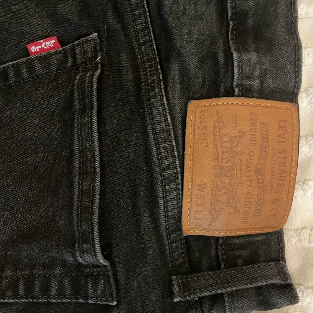 Levi’s Premium 511 Black Jeans 33x34